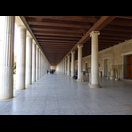 Die rekonstruierte Säulenhalle (Stoa des Attalos)